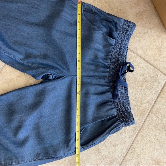 Anthropologie Cloth & Stone Blue Tencel Joggers - Picture 10 of 10